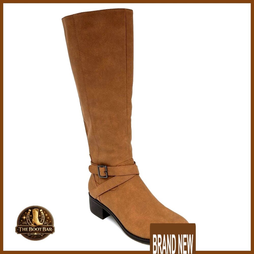 Knee-High Leather Riding Boots Chic Classic Elegant Versatile Heel Options